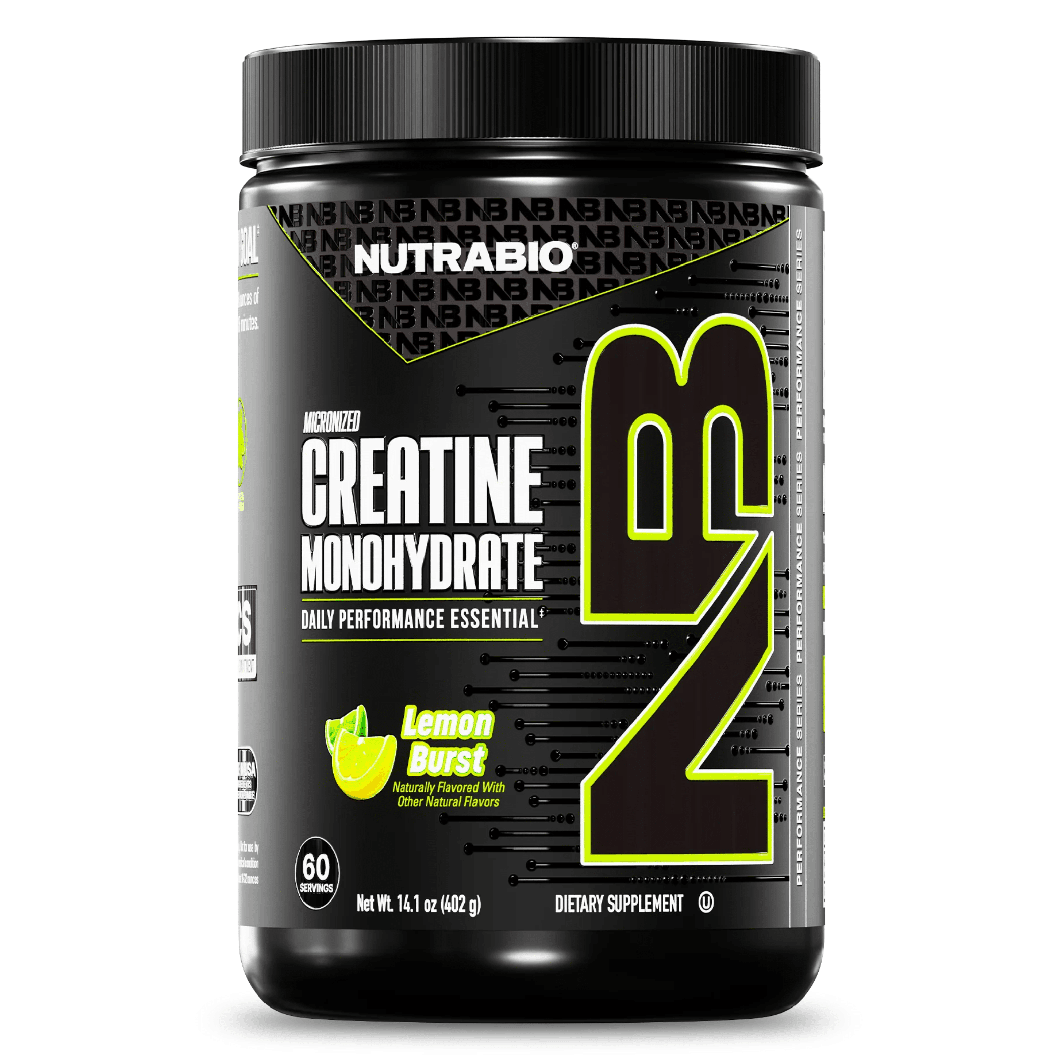 Nutra Bio Creatine Burst, Lemon Burst flavor