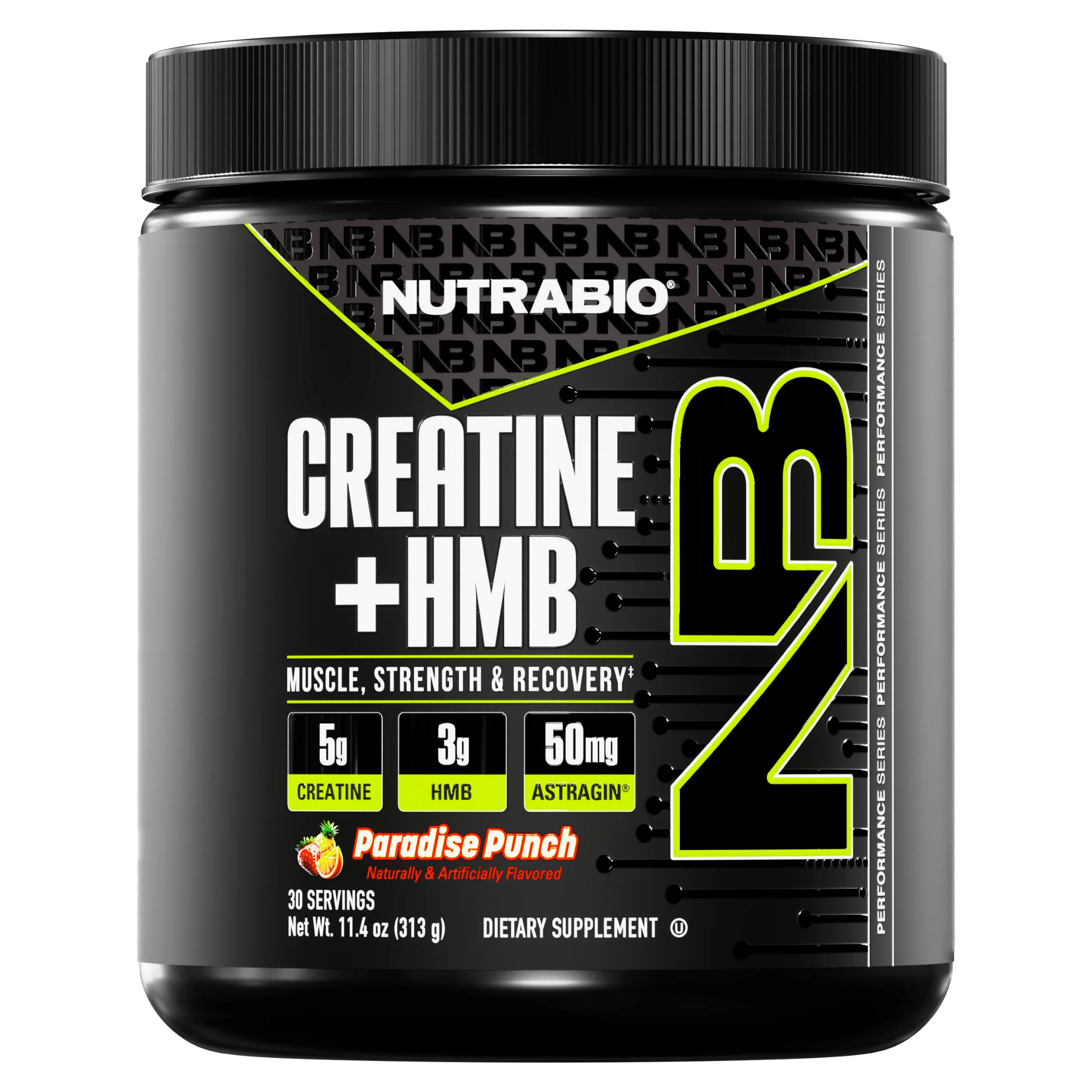 Nutra Bio Creatine + HMB, Paradise Punch flavor