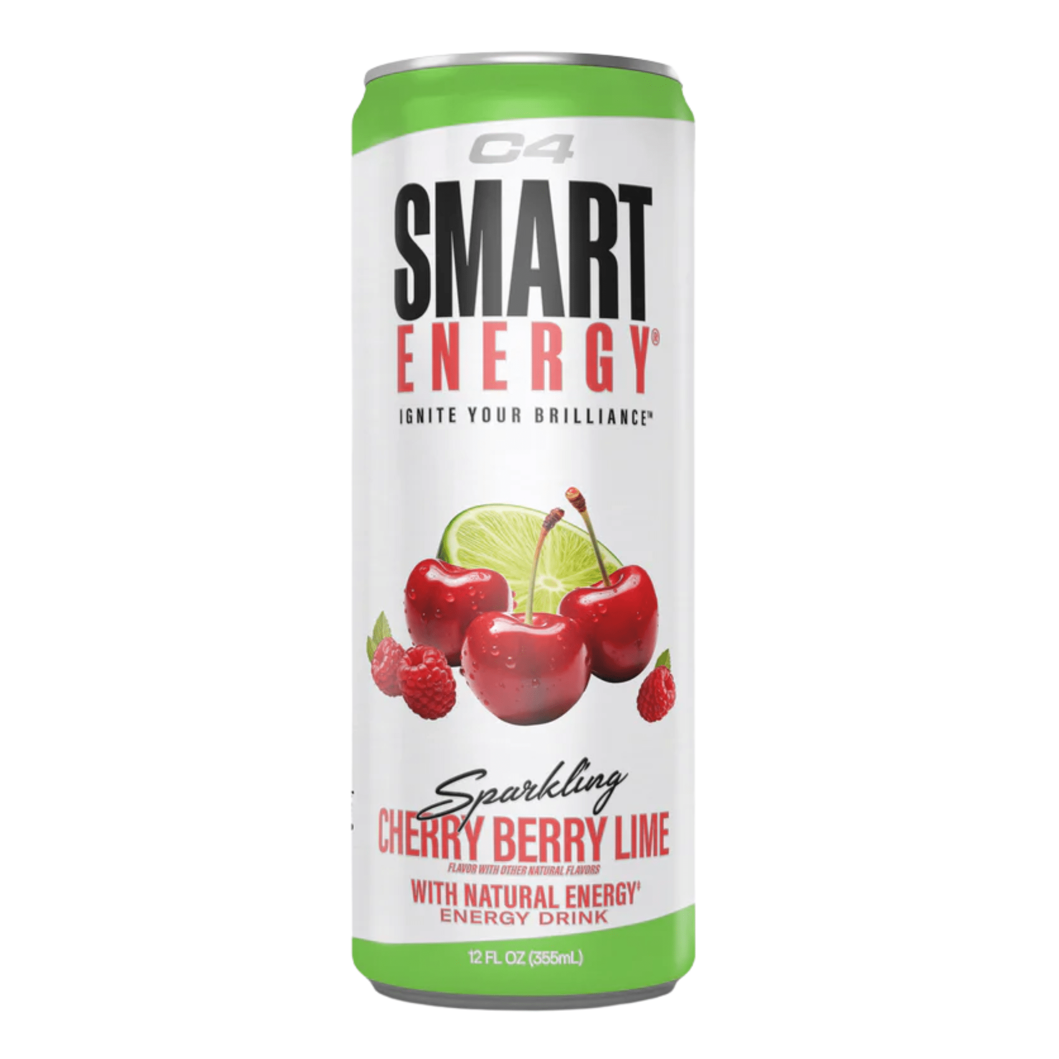 C4 Smart Energy pre-workout powder, 12ct size, Cherry Berry Lime flavor