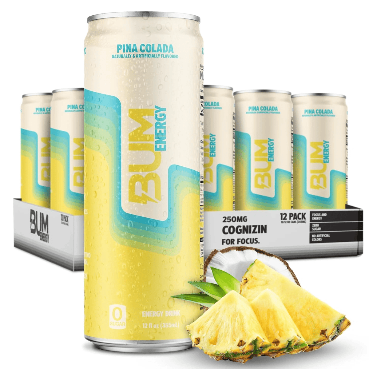 BUM Energy by CBUM — 112mg Natural Caffeine, 250mg Cognizin (12oz)
