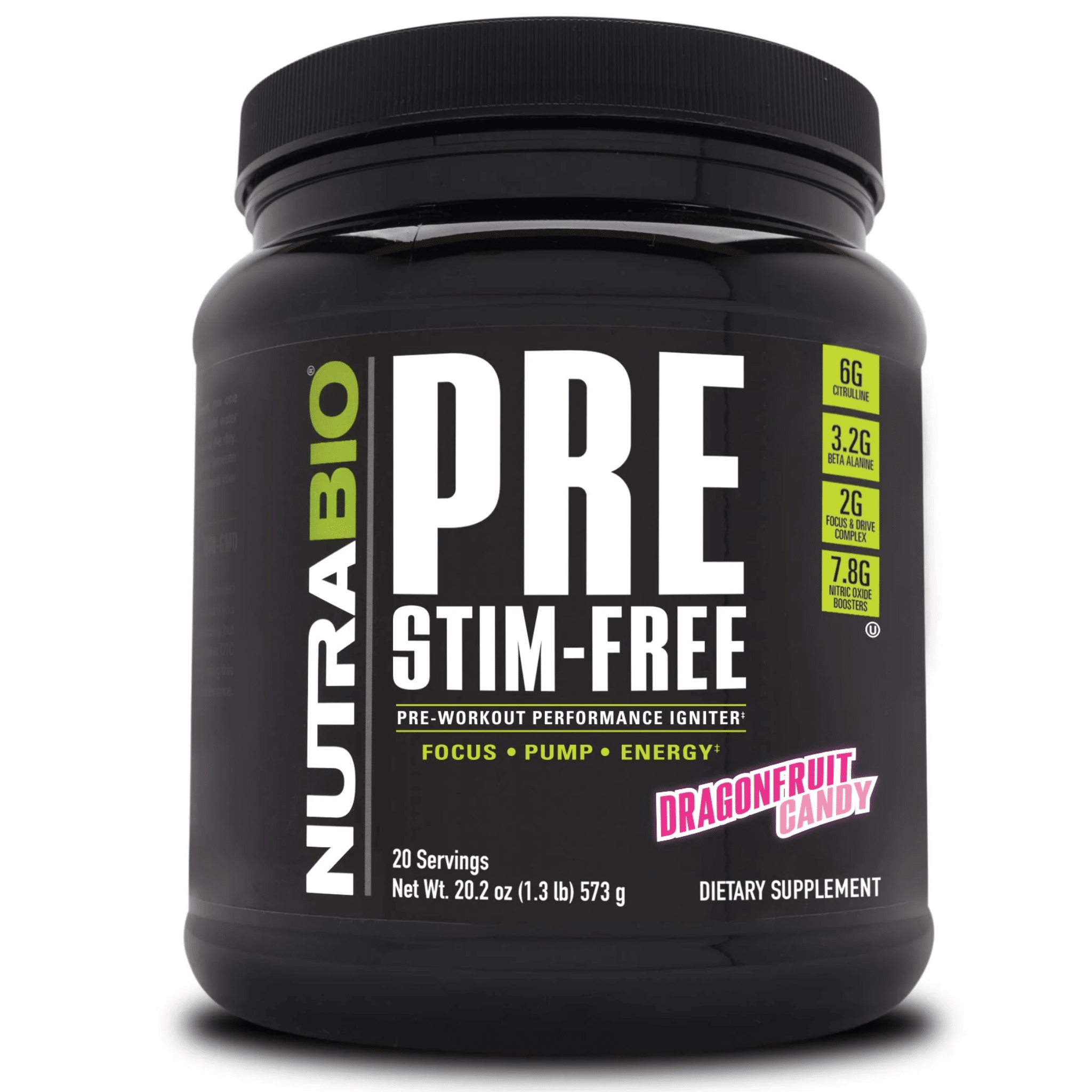 Nutra Bio Pre Stim Free