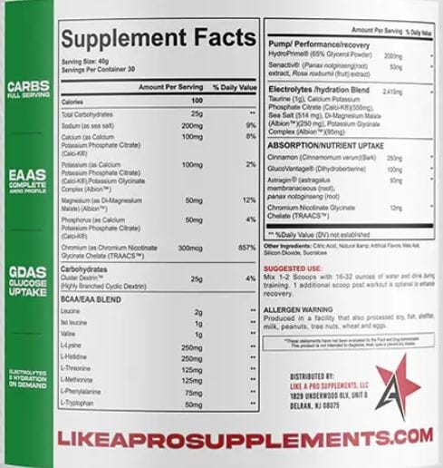 Like A Pro Supplements Glycotrix V3