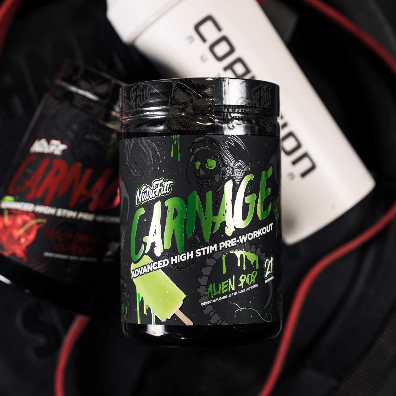 Alien Pop Nutrifitt Carnage High stim pre workout Coalition Nutrition