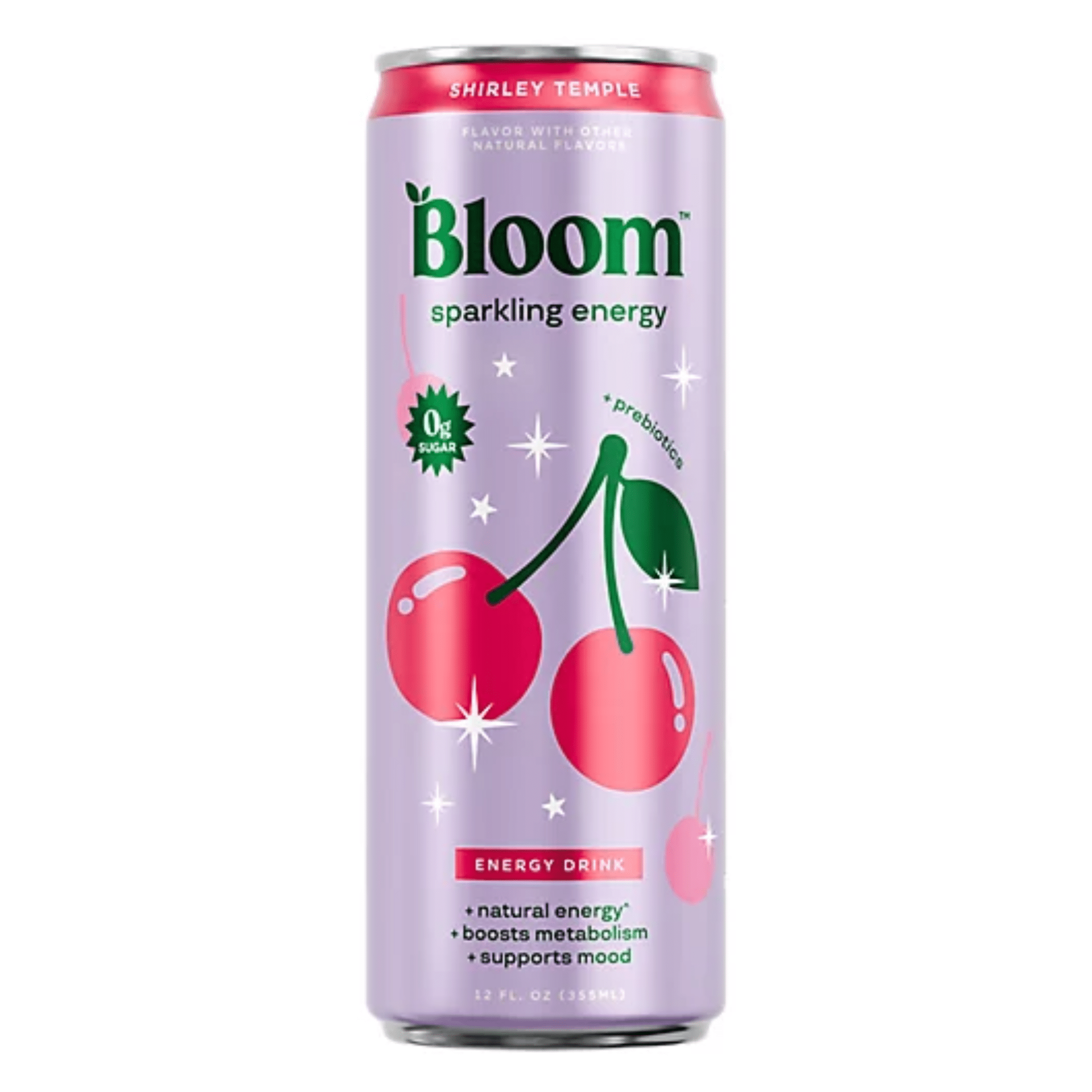 Bloom Sparkling Energy, 12ct size, Shirley Temple flavor