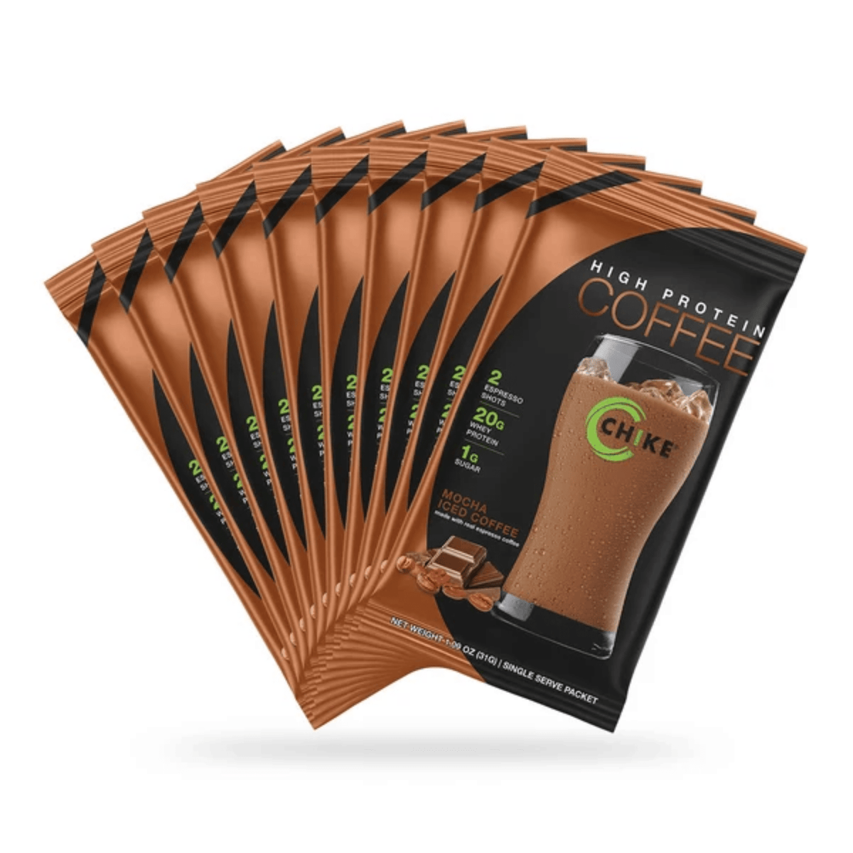 Chike protein iced coffee single serve packet Mocha