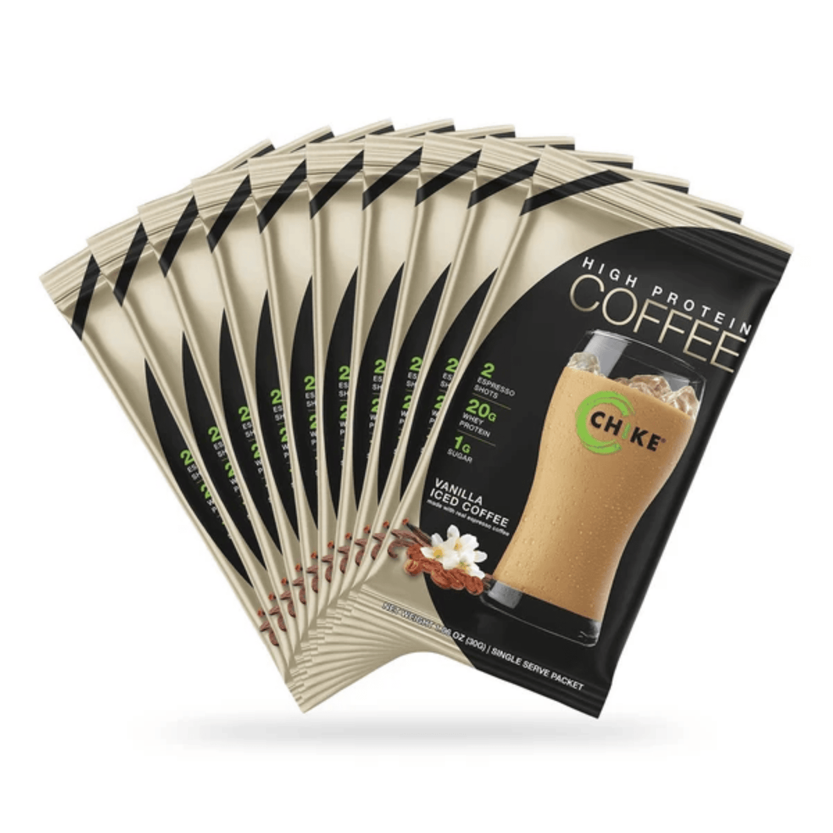Chike protein iced coffee single serve packet Vanilla