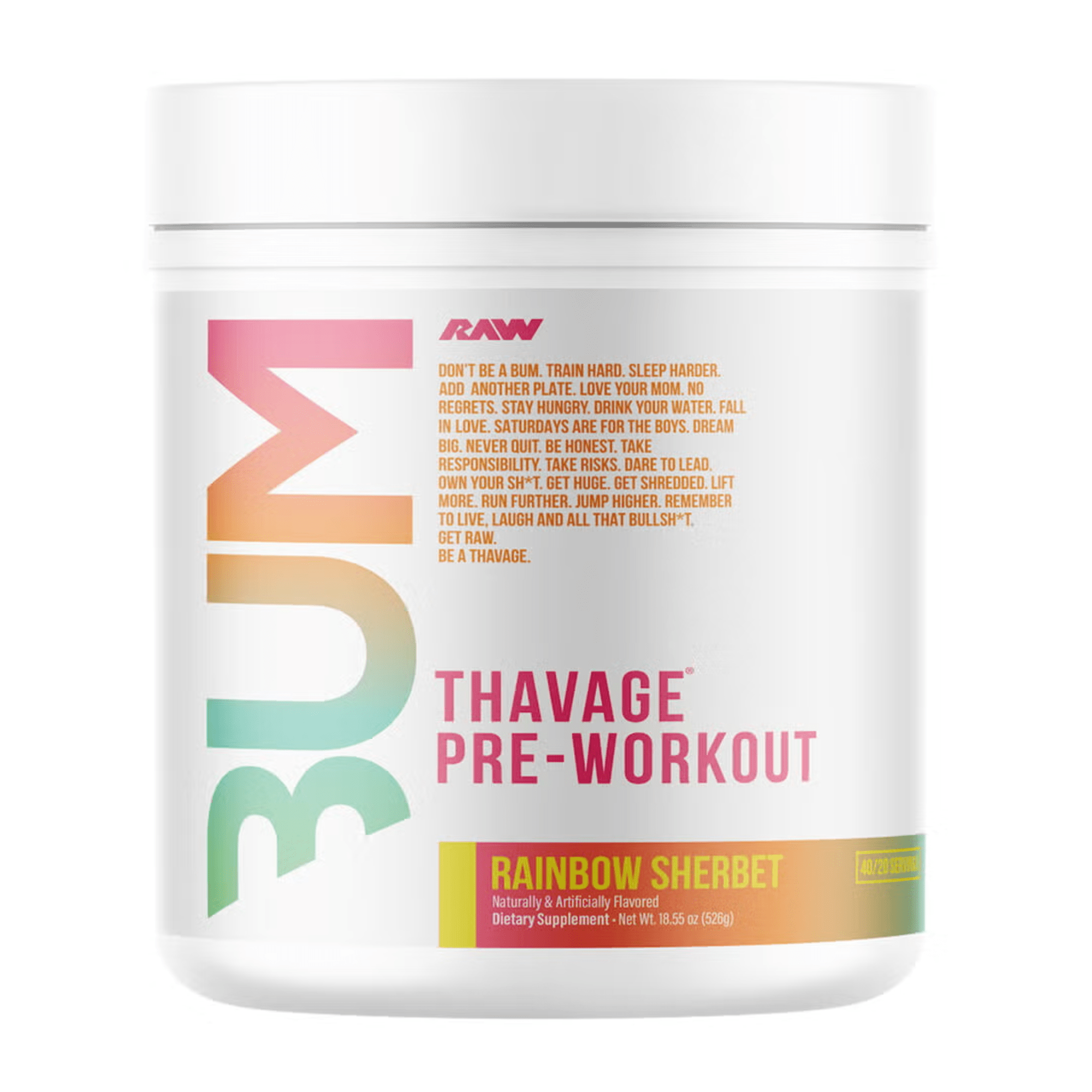 CBUM Thavage Pre Workout