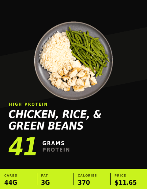 Chicken, Rice, & Green Beans