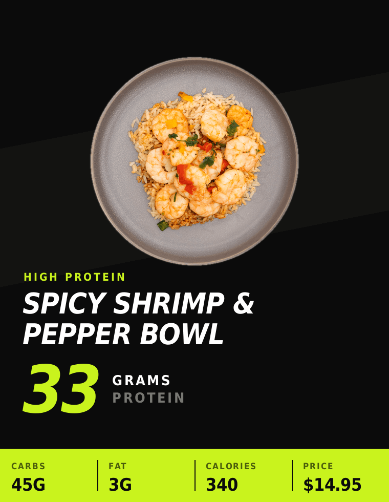 Spicy Shrimp & Pepper Bowl