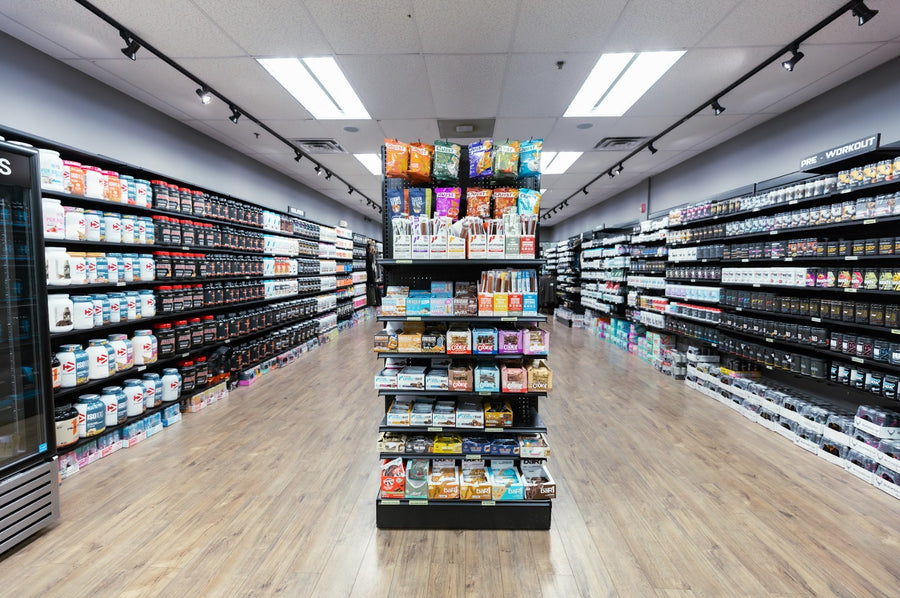 Coalition Nutrition store interior, Langhorne PA