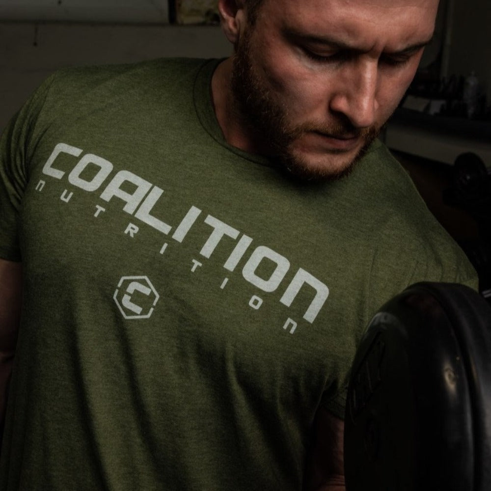 Coalition Nutrition Premium Logo Tee - Army