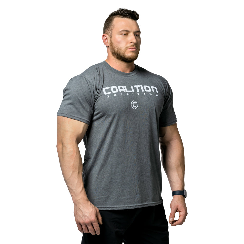 Coalition Nutrition Premium Logo Tee - Asphalt