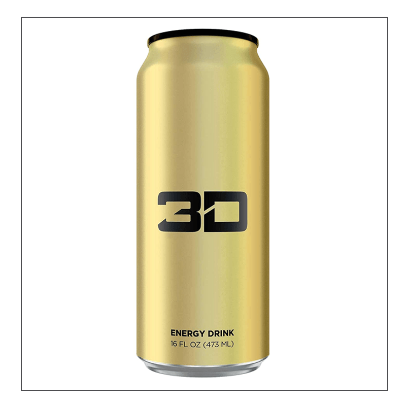 Gold single can 3D Energy Coalition Nutrition