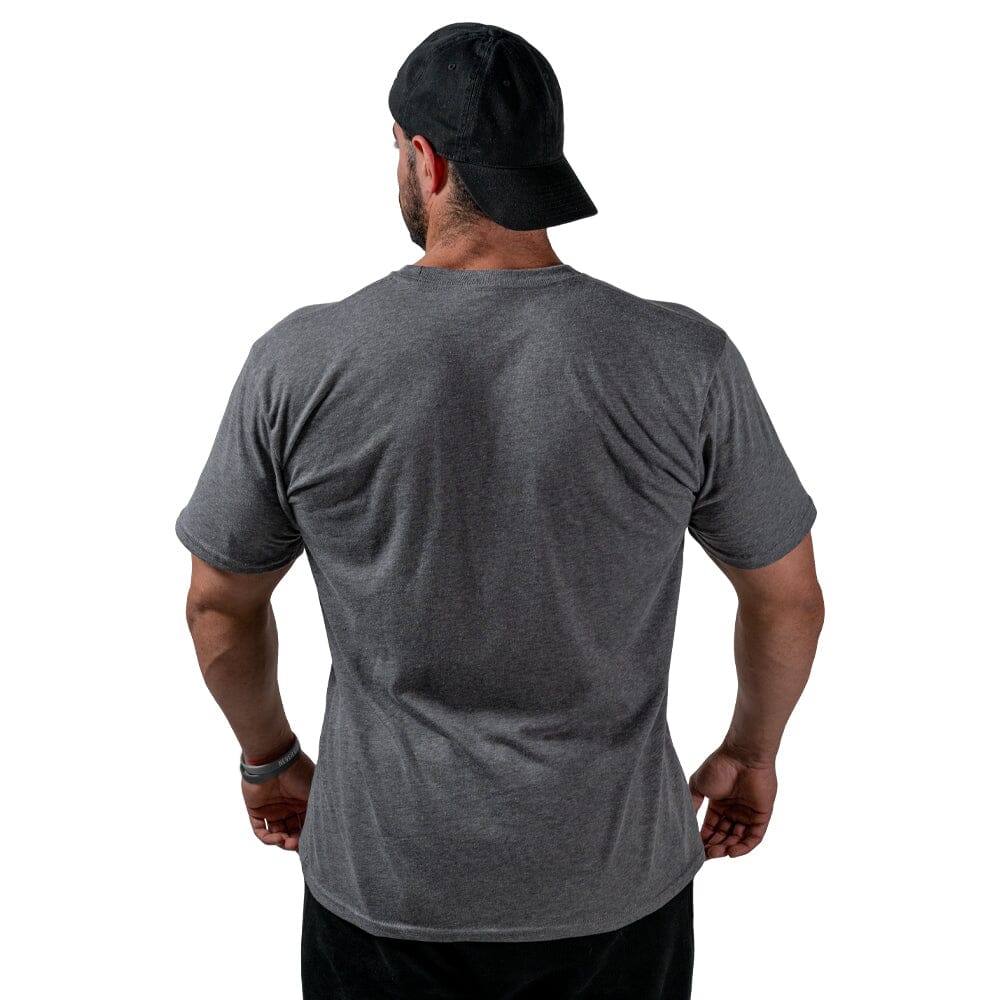 back Coalition Nutrition Premium Black Logo Tee - Charcoal