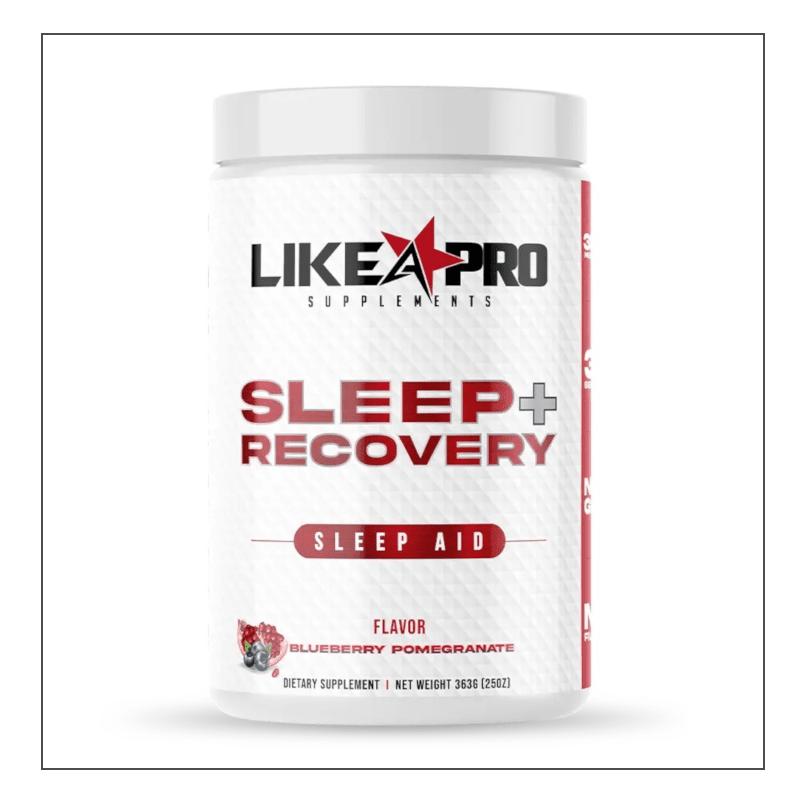 Like A Pro Supplements Sleep + Recovery Blueberry Pomegranate