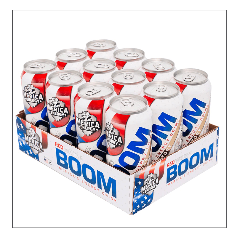 Victory 12 Pack Merica Energy Red, White, & Boom Coalition Nutrition