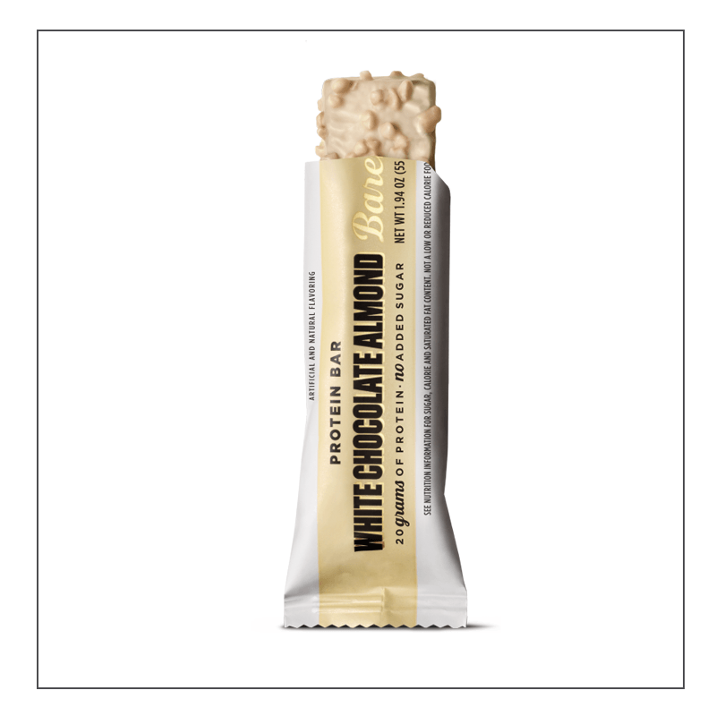 White Chocolate Almond Barebells Protein Bar Coalition Nutrition