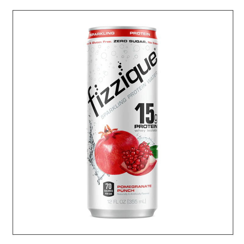 Pomegranate Punch Fizzique Sparkling Protein Water Coalition Nutrition