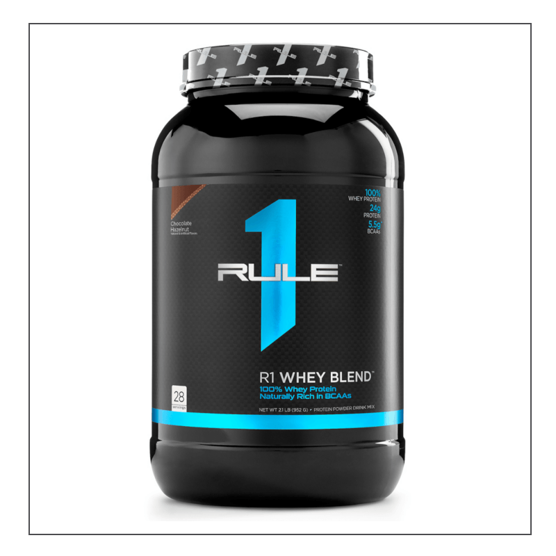 Chocolate Hazelnut Flavored Rule1 Whey Blend Coalition Nutrition