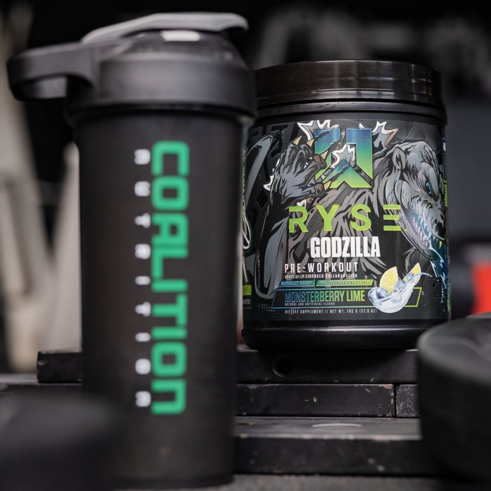 Monsterberry Lime RYSE Godzilla Pre Workout Coalition Nutrition