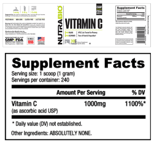 Nutra Bio Vitamin C Powder